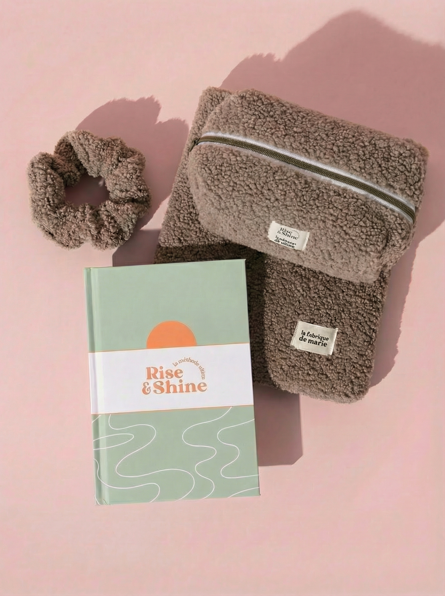 L'agenda vert x la pochette et le chouchou faits-main (édition limitée)