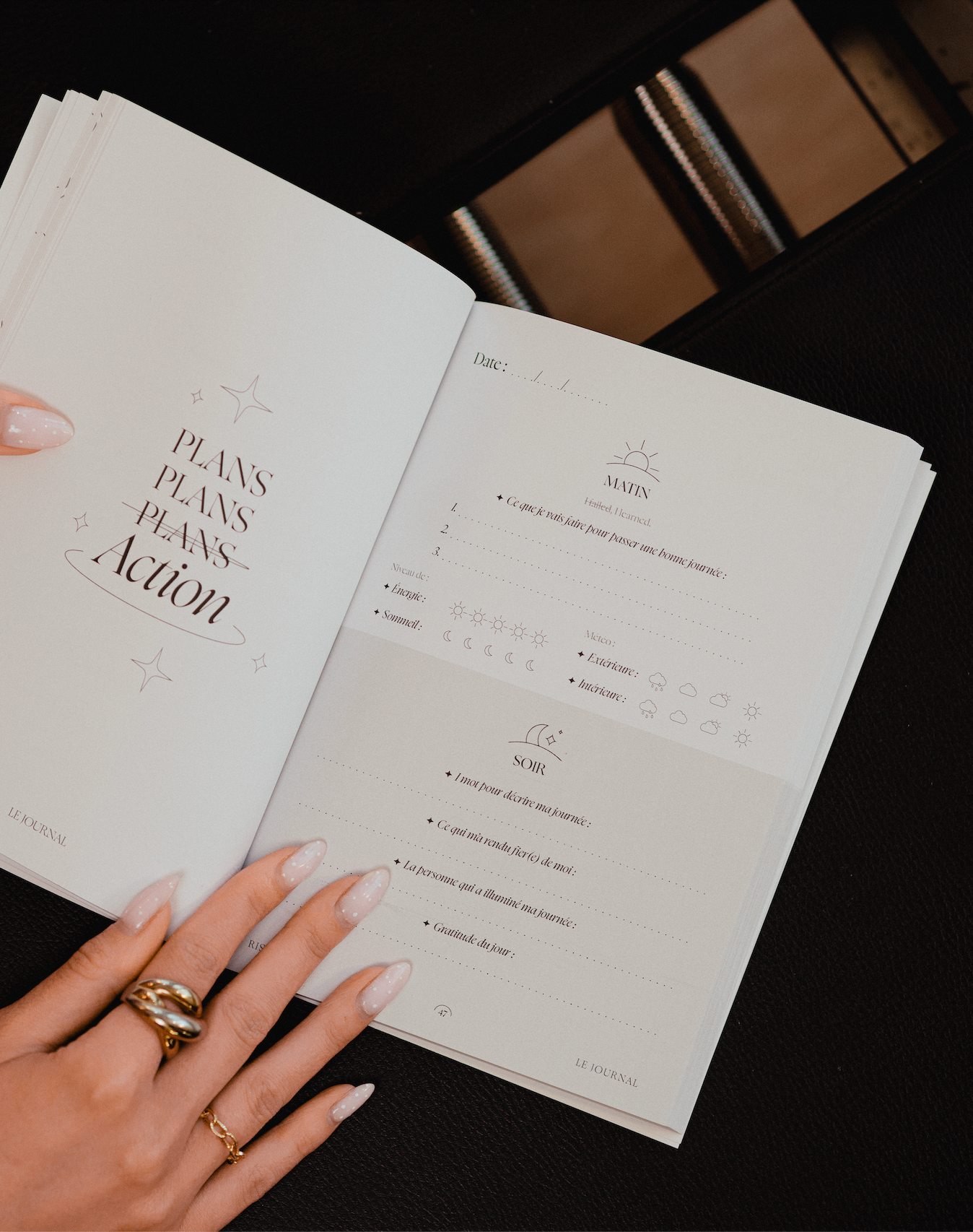 NOUVEAU - L'agenda rose x Le Journal (Rituel bien-être)