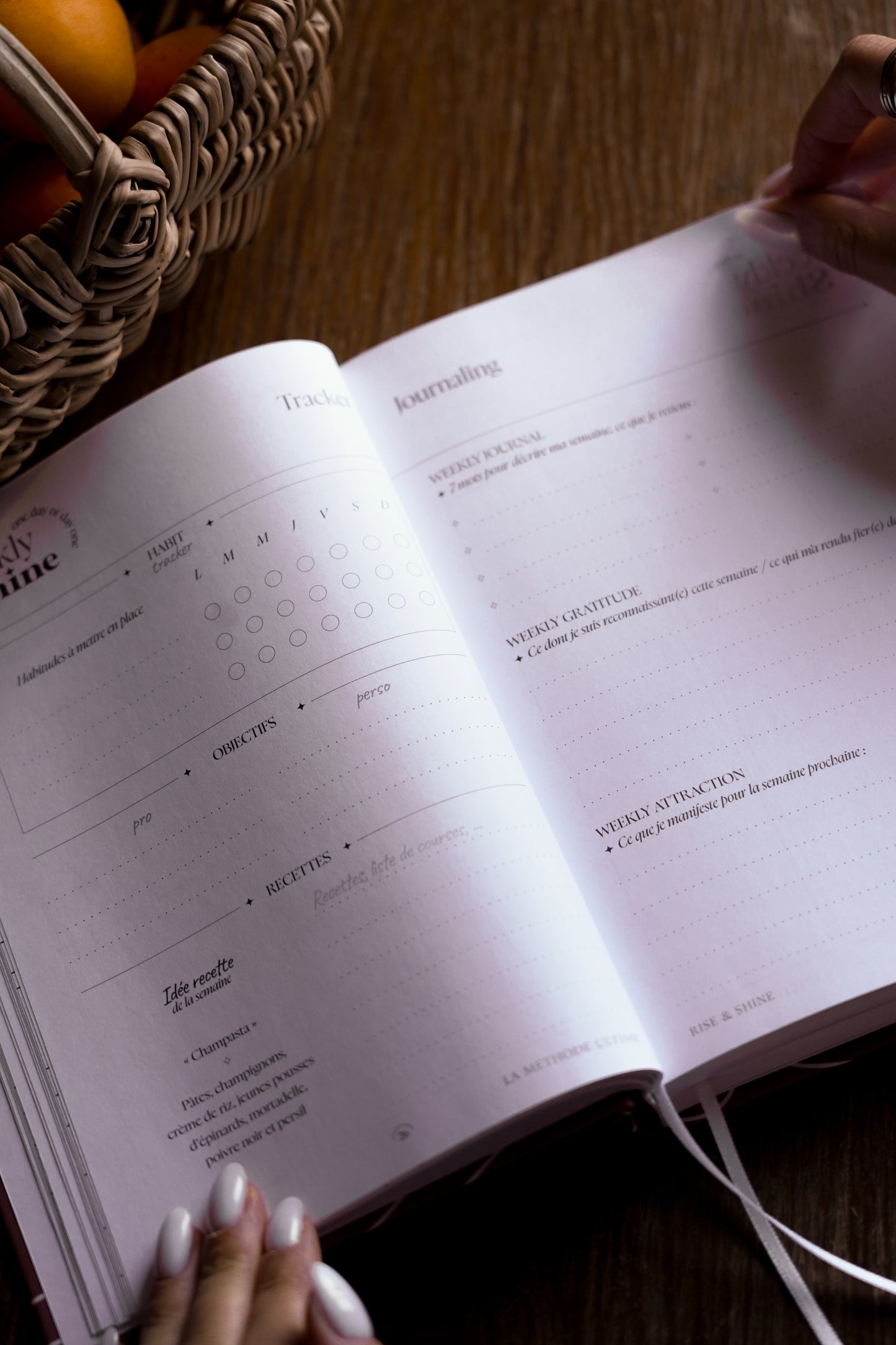 NOUVEAU - L'agenda rose x Le Journal (Rituel bien-être)